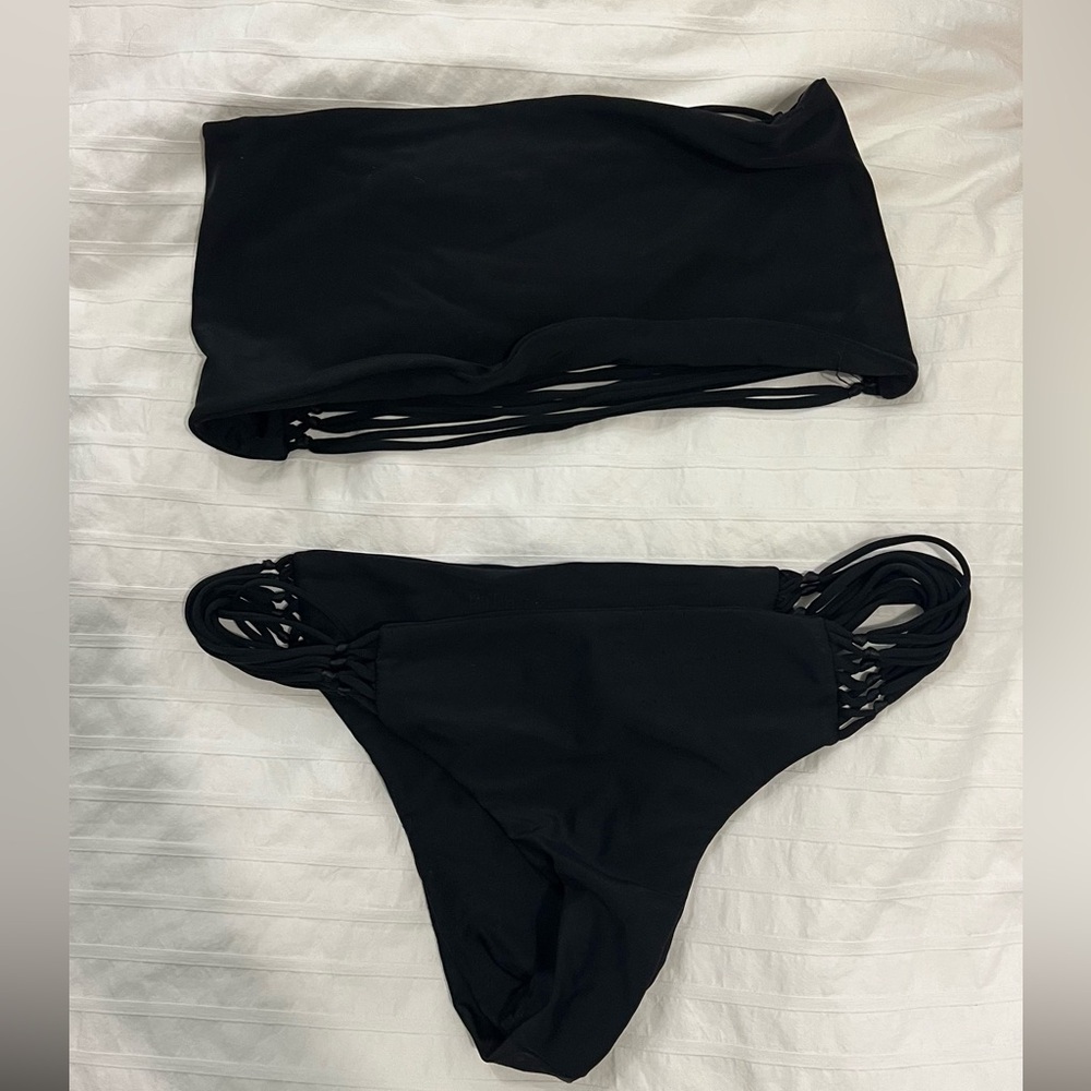 Mikoh Black Bikini Set as seen on Kylie Jenner